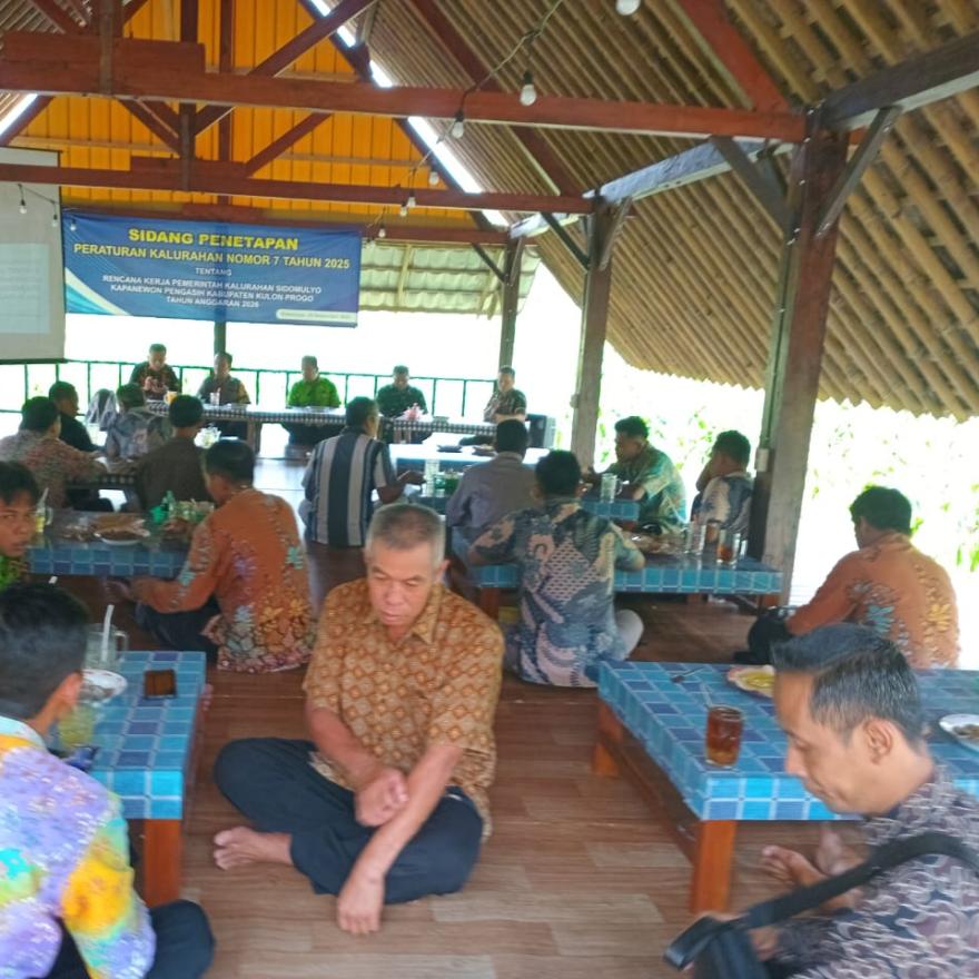 Sidang Penetapan Peraturan Kalurahan